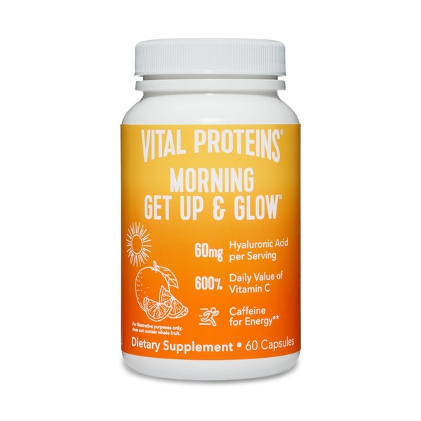 Vital Proteins Morning Get Up and Glow Capsules, 60CT