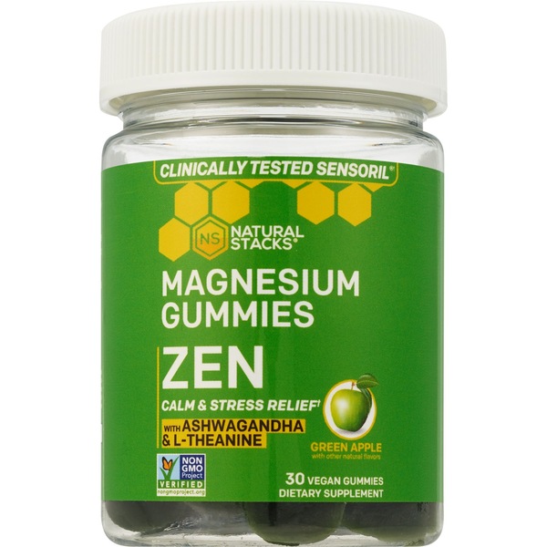 Natural Stacks Zen Magnesium Gummies, 30 CT