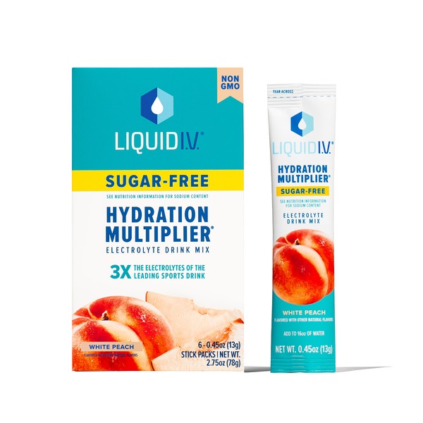 Liquid I.V. Hydration Multiplier, Sugar Free, 6 CT
