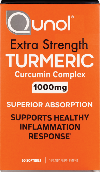 Qunol Extra Strength Turmeric Curcumin Complex Softgels 1000mg