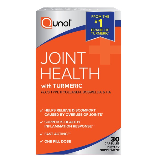 Qunol Joint Comfort With Turmeric Capsules, 30 CT