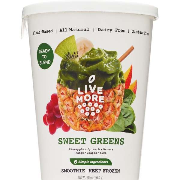 LiveMore Naturals Sweet Greens Smoothie, 7 oz