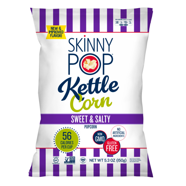 SkinnyPop Sweet & Salty Kettle Popcorn, 5.3 oz
