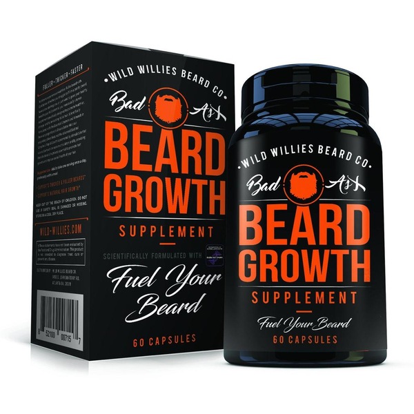 Wild Willies Beard Growth Supplement, 60 CT