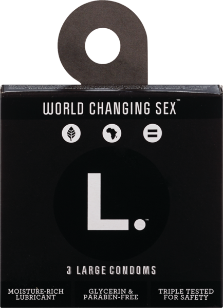 L. International World Changing Sex - 3 condones grandes