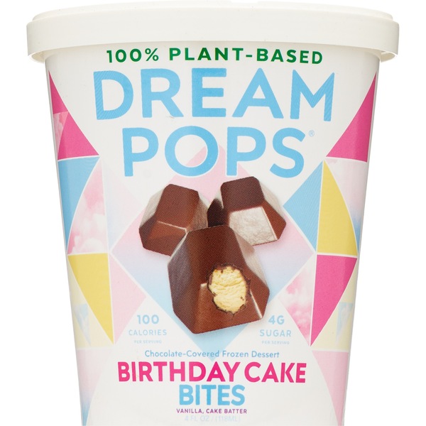 Dream Pops Bites, Birthday Cake, 4 oz