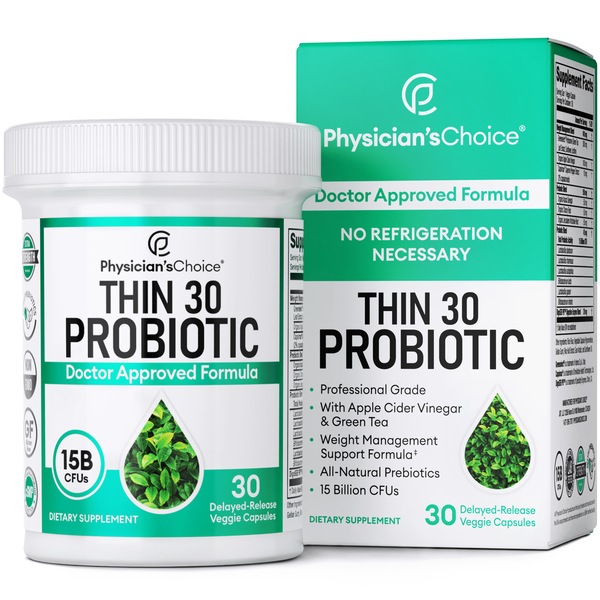 Physician's Choice Thin 30 Probiotic Delayed-Release Capsules