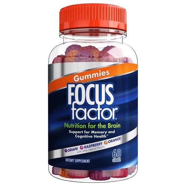 Focus Factor Nutrition for the Brain Gummies, 60 CT