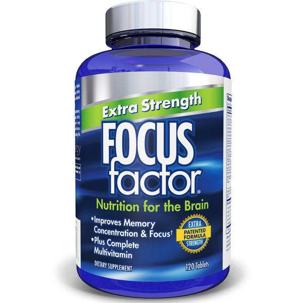 Focus Factor Extra Strength Nutrition for the Brain Plus Multivitamin Tablets