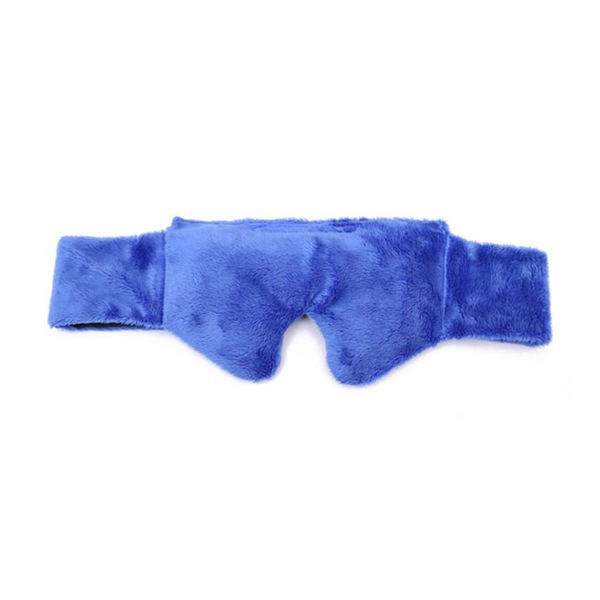 Huggaroo Gem Aromatherapy Heated Eye and Sleep Mask with Gel Ice Pack, Blue