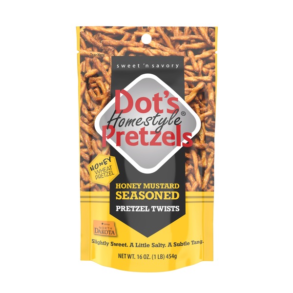 Dot's Homestyle Pretzels, Honey Mustard Pretzels, 16 oz