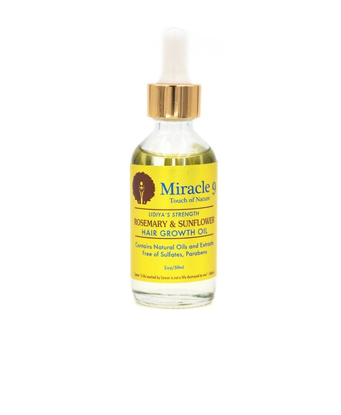 Miracle 9 Rosemary & Sunflower Hair Growth Oil, 2 OZ