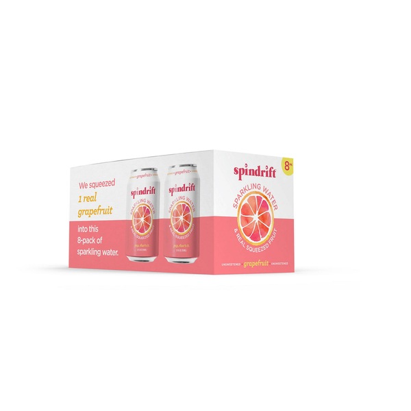 Spindrift Sparkling Water, 8 ct, Cans,12 oz