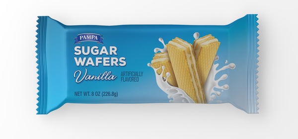 Pampa Sugar Wafers, Vanilla, 8 OZ