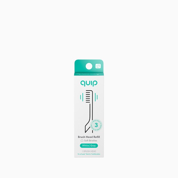 quip Electric Toothbrush Brush Head Refill, Soft Bristle