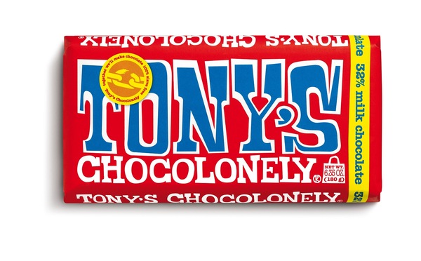 Tony's Chocolonely Milk Chocolate Bar, 6.35 oz
