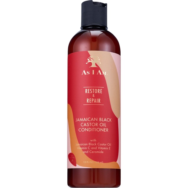 As I Am Jamaican Black Castor Oil Leave In Conditioner, 12 OZ
