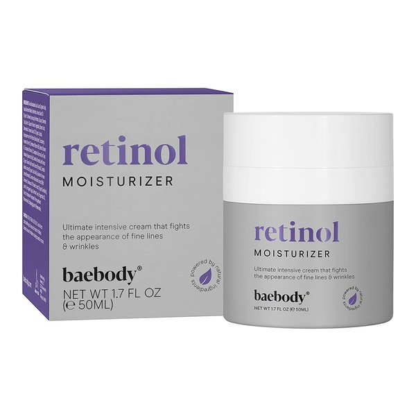 Baebody Retinol Moisturizer Cream for Face, Neck and Decolletage, 1.7 OZ