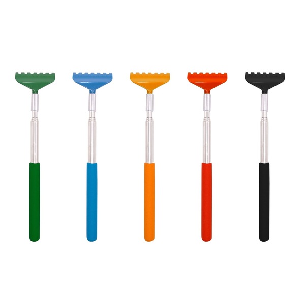 Nuvomed Extendable Fork Shaped Back Scratcher, Assorted Colors