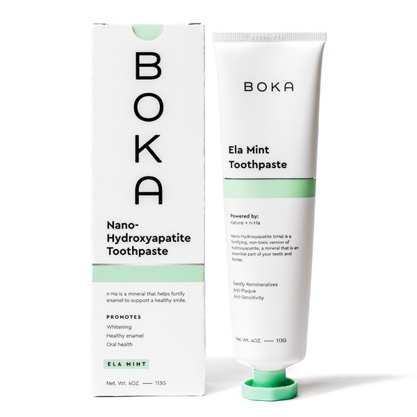 Boka Nano-Hydroxyapatite Toothpaste, Ela Mint, 4 OZ