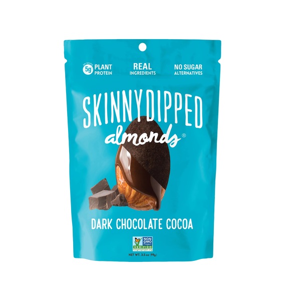 Skinny Dipped Almonds, Dark Chocolate Cocoa, 3.5 oz