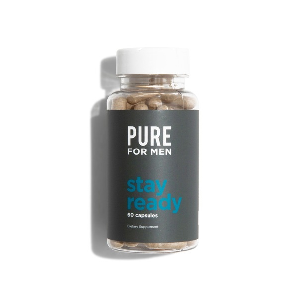 Pure for Men Stay Ready Fiber Capsules, 60 CT