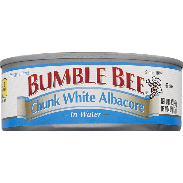 Bumble Bee Chunk White Albacore, Can,
5 oz