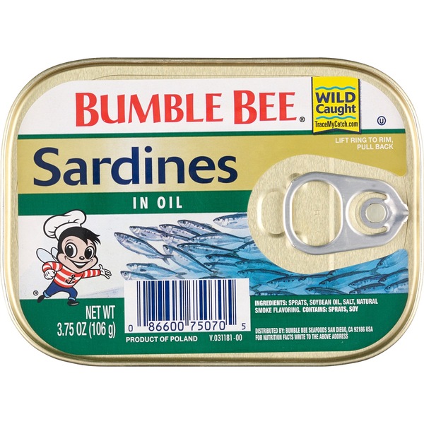 Bumble Bee Sardines In Oil
