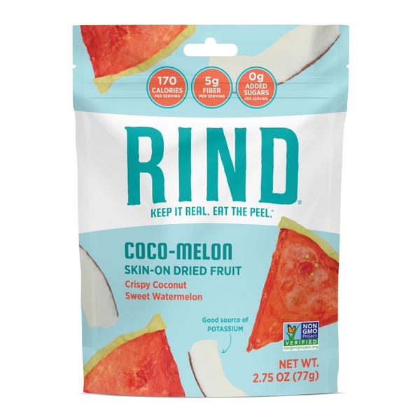 RIND Coco-Melon Skin-On Dried Fruit, 2.75 oz
