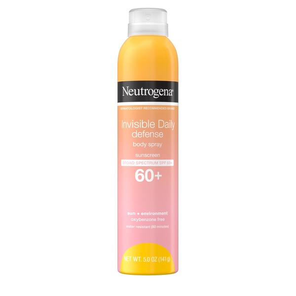 Neutrogena Invisible Daily Defense Sunscreen Spray, SPF 60+
