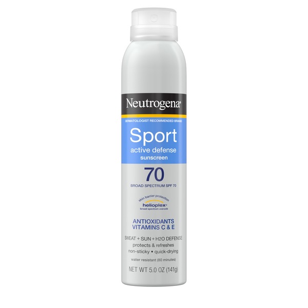 Neutrogena Sport Active Defense Sunscreen Spray, SPF 70