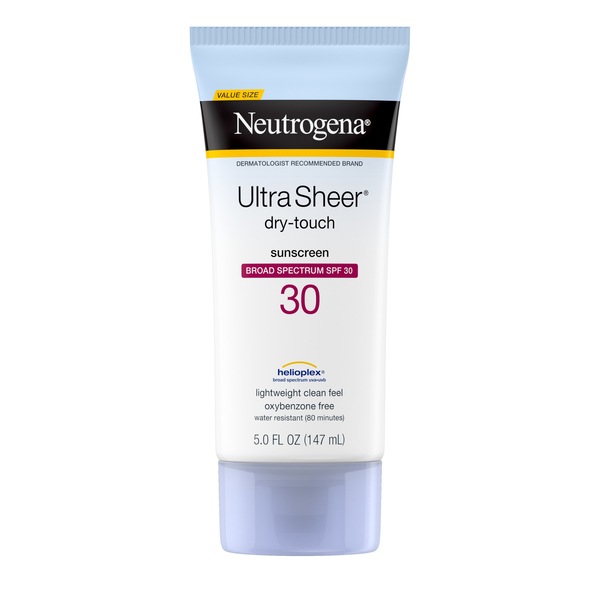Neutrogena Ultra Sheer Dry-Touch Water Resistant Sunscreen SPF 30, 5 OZ