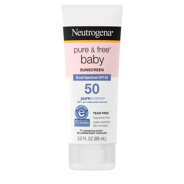 Neutrogena Pure & Free Baby - Protector solar mineral, FPS 50, 3 oz