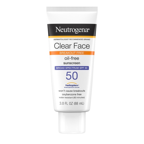 Neutrogena Clear Face Liquid-Lotion Sunblock Break-Out Free