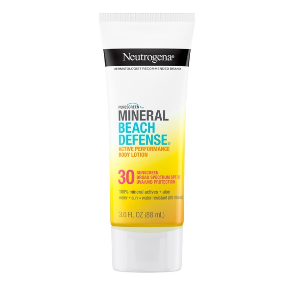 Neutrogena Purescreen+ Mineral Beach Defense Sunscreen, SPF 30, 3 oz