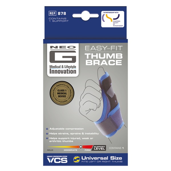 Neo G Easy-Fit Thumb Brace, Adjustable Size