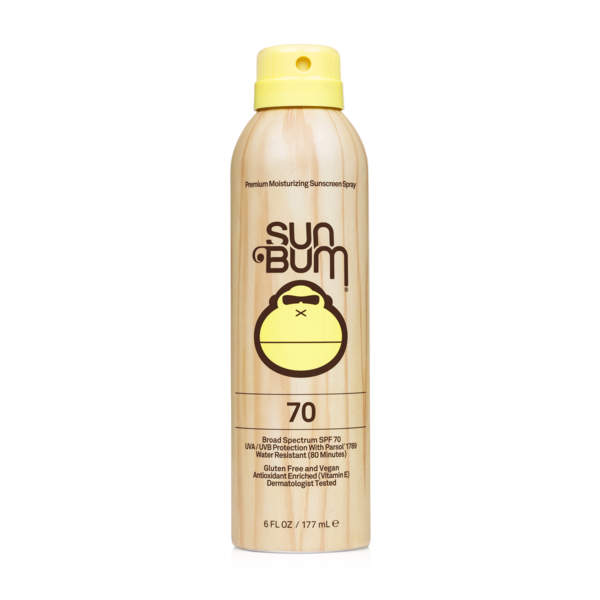 Sun Bum Original SPF 70 Sunscreen Spray, 6 OZ