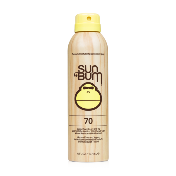 Sun Bum Original - Protector solar en spray, FPS 70, 6 oz