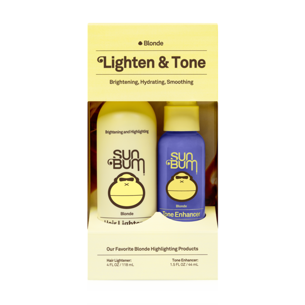 Sun Bum Blonde Lighten & Tone - Kit para iluminar y potenciar el tono