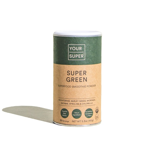 Your Super Super Green Superfood Smoothie Powder, 5.3 OZ