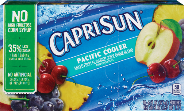 Capri Sun Pacific Cooler Punch Juice Drink 10-Pack