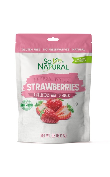 So Natural Freeze Dried Strawberries, 0.6 OZ