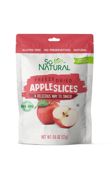 So Natural Freeze Dried Apple Slices, 0.06 OZ