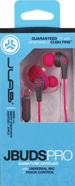 JLab Jbuds Pro Signature Earbuds with Universal Mic + Track Control