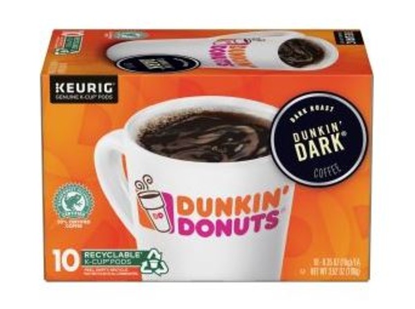 Dunkin' Coffee K-Cups, Dark Roast, 10 ct, 3.52 oz