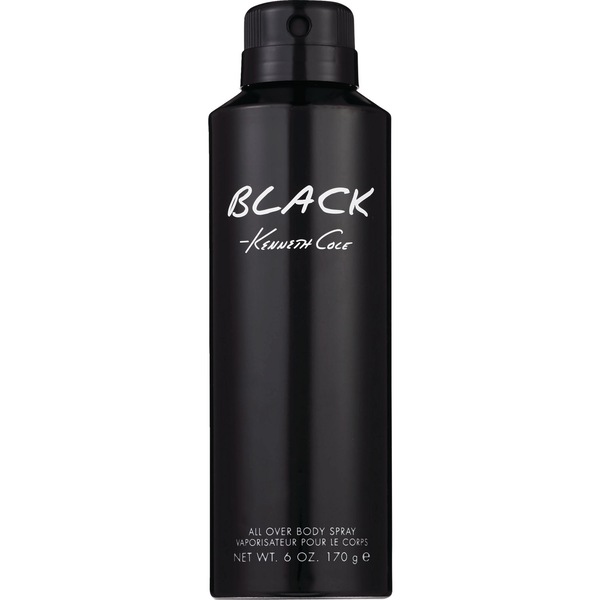Kenneth Cole Black All Over Body Spray, 6 OZ