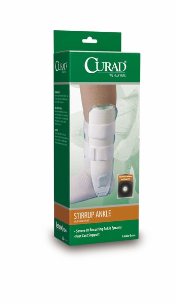 CURAD Universal Stirrup Ankle Splints + Air & foam