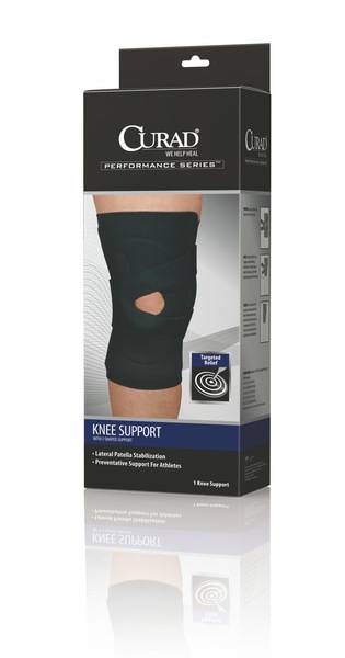 CURAD J-Buttress Knee Supports + J-shaped stabilization