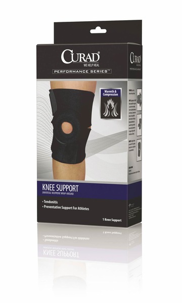 CURAD Universal Knee Wrap-Around + Warmth & Compression