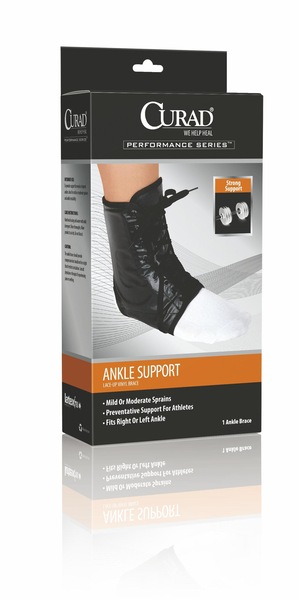 CURAD + Retail vinyl lace-up ankle splints + lace-up